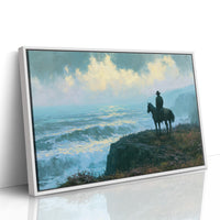 Cowboy's Watch Over the Waves