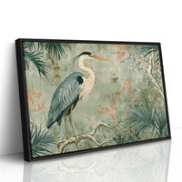 Heron Among Coral Berries