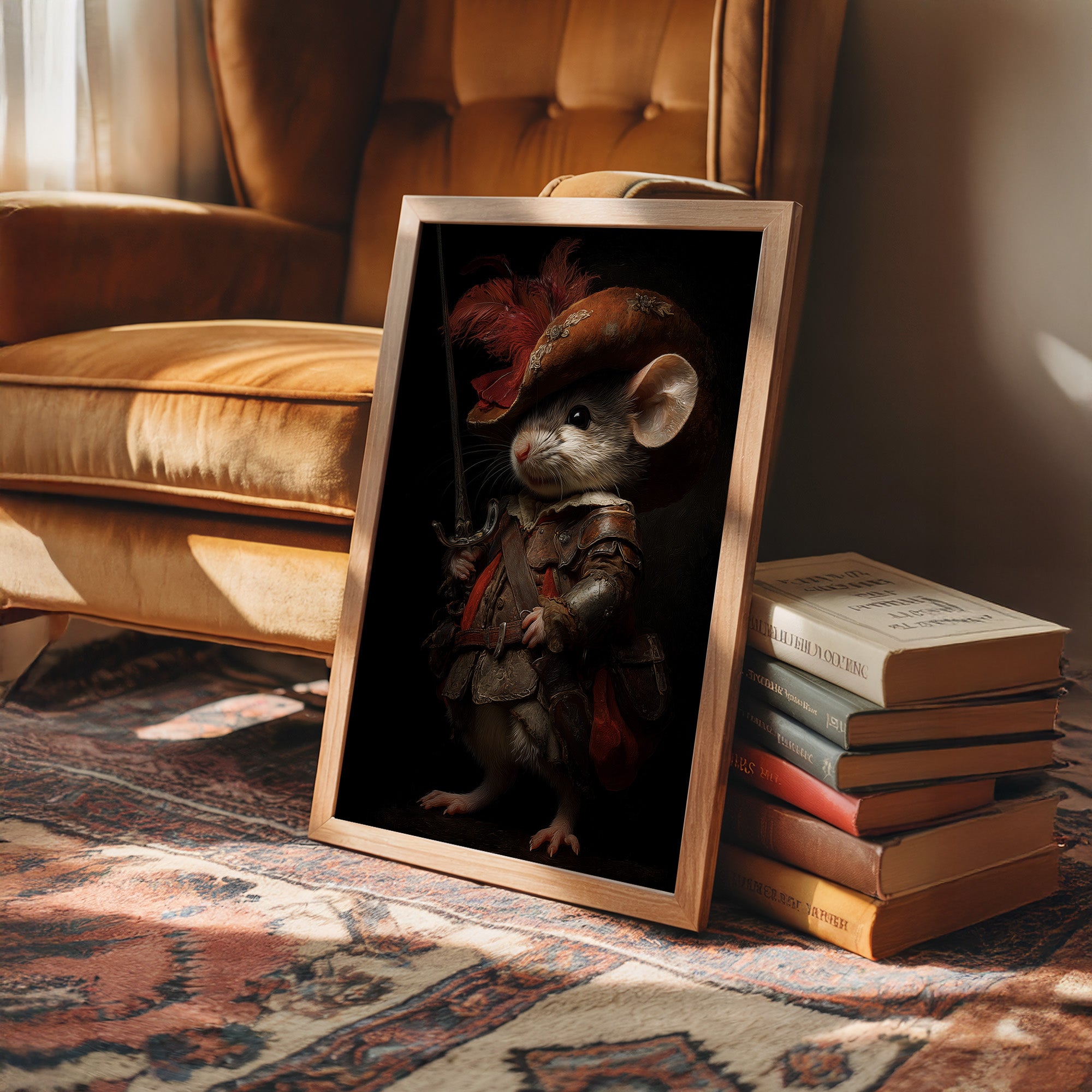 Noble Mouse In Royal Armor
