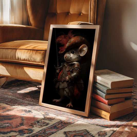 Noble Mouse In Royal Armor