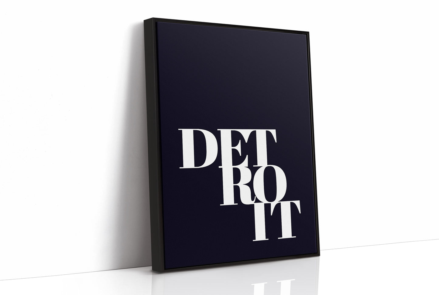 Detroit Bold Typography Print