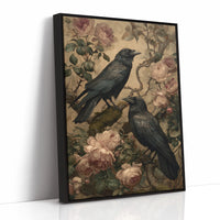 In Bloom With Midnight Feathers