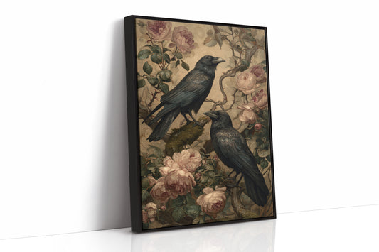 In Bloom With Midnight Feathers