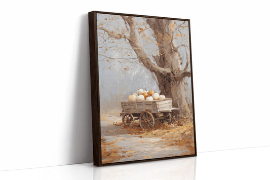Harvest Bounty Beneath Golden Leaves