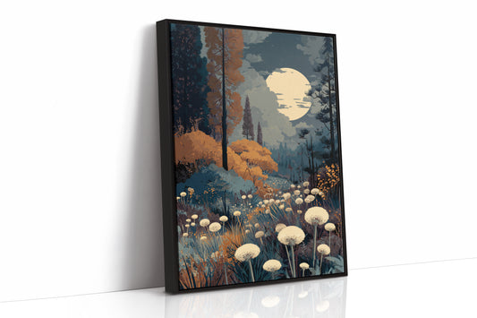 Moonlit Meadow's Gentle Embrace