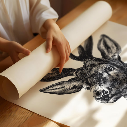 Antlers Sketch By Christmas Glow