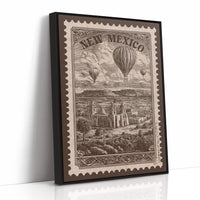 New Mexico Vintage Travel Stamp