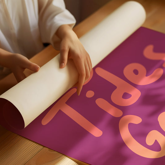 Coral Letters Light The Purple