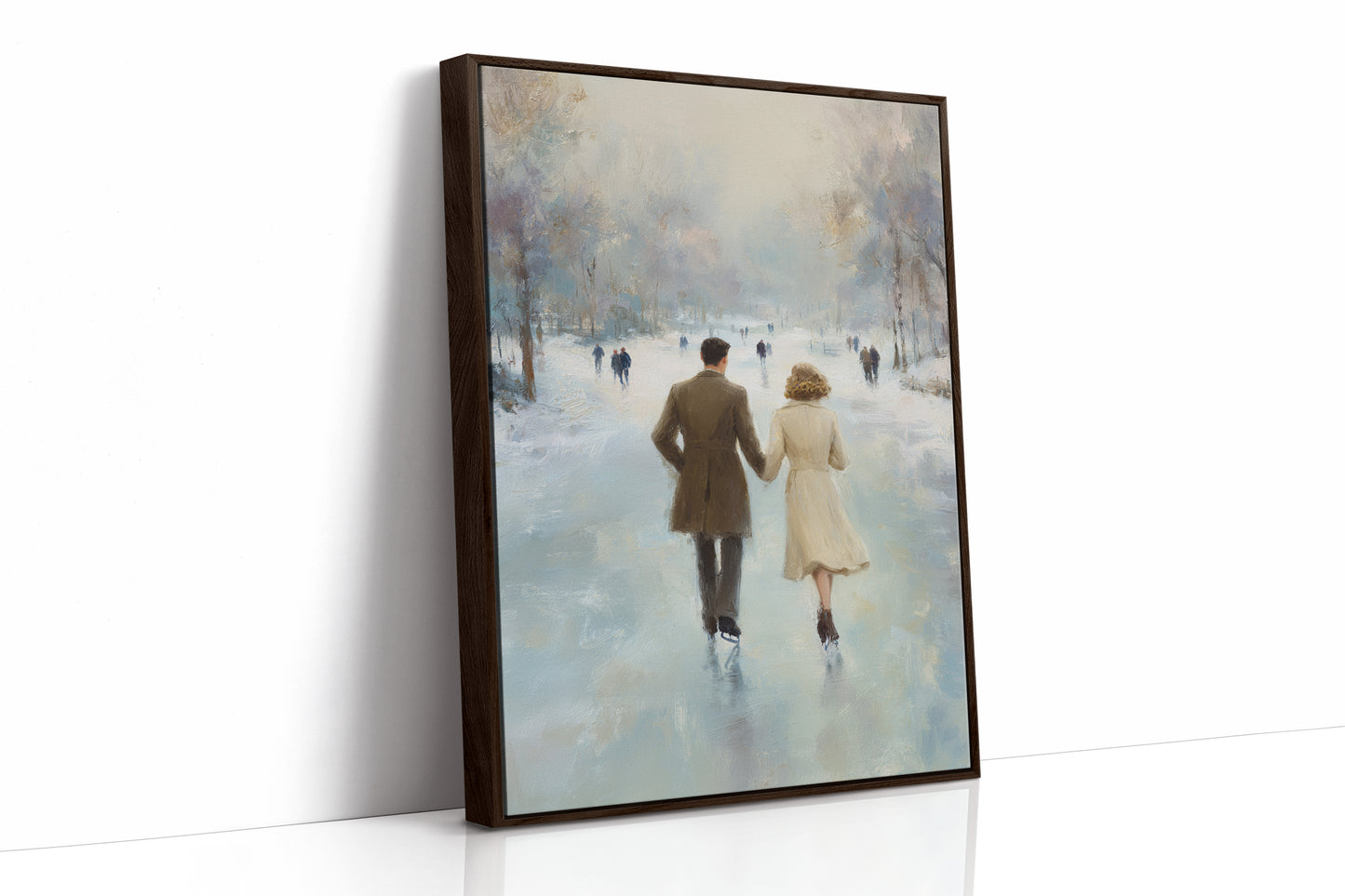 Winter Stroll on Ice