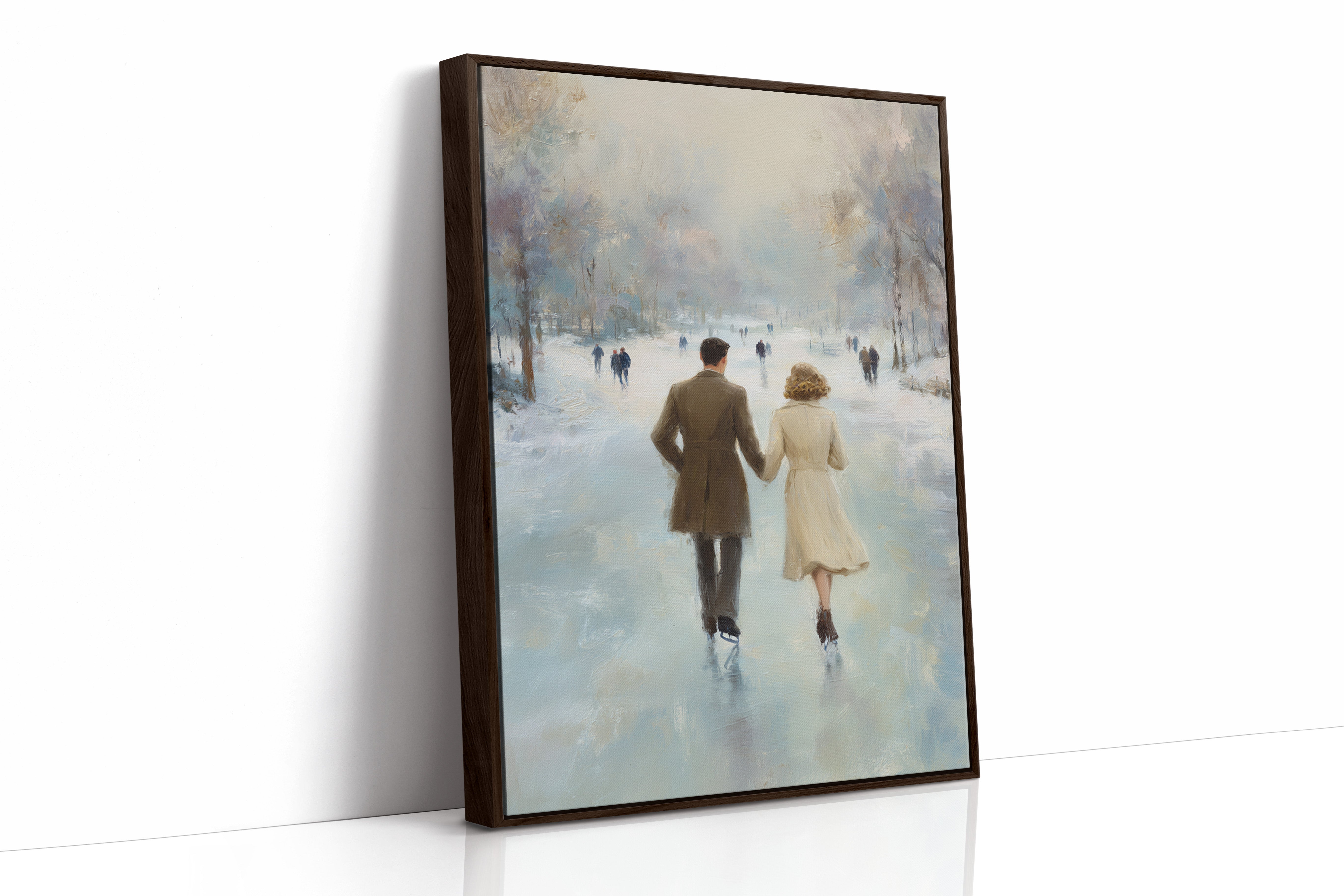Winter Stroll on Ice