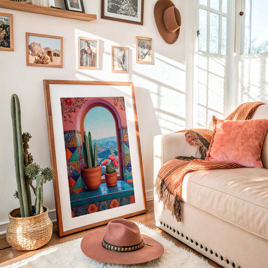 Saguaros Through Spanish Archways Dream
