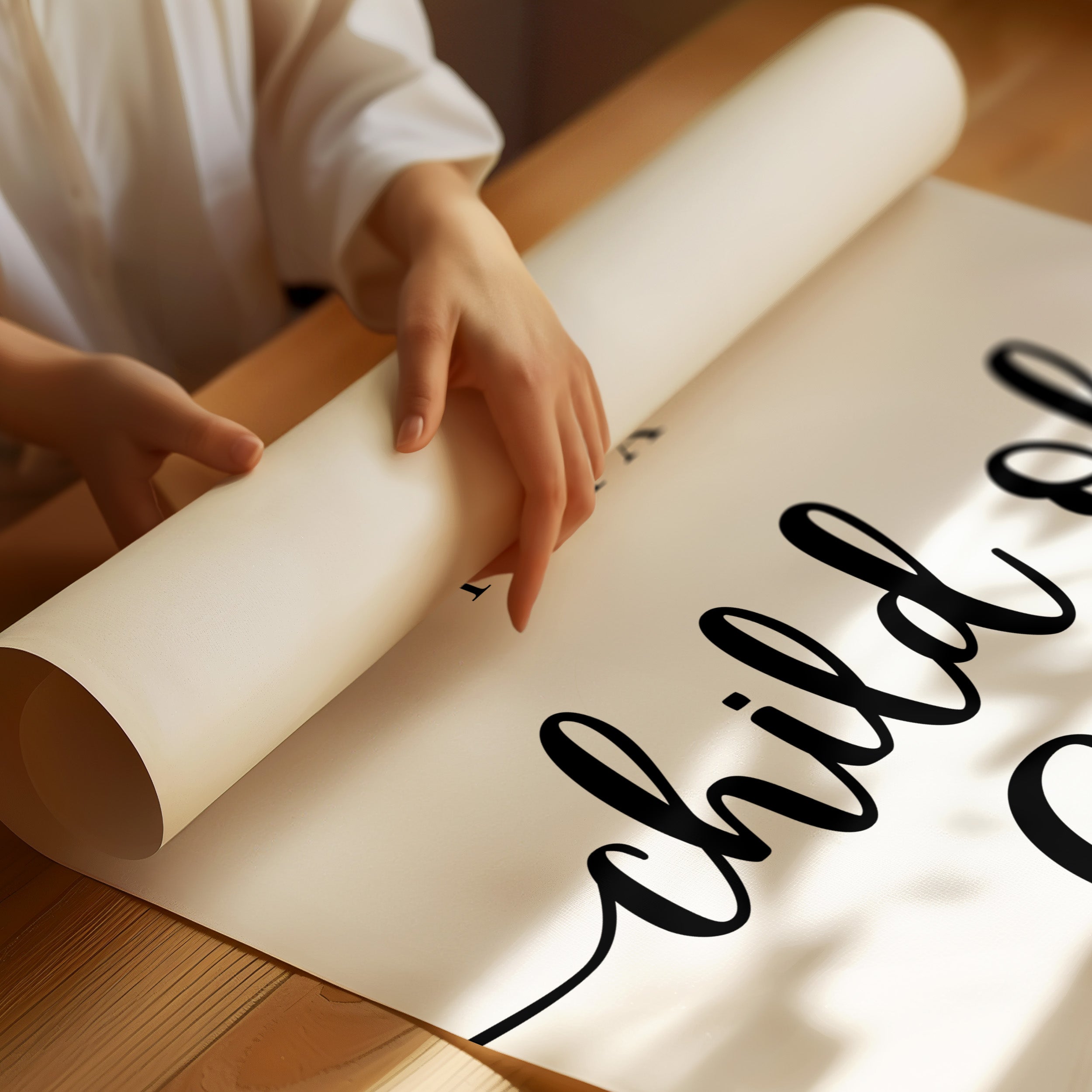 Divine Identity Embraced in Typography