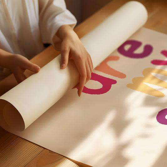 Letters Paint Tomorrow's Rainbow Promise