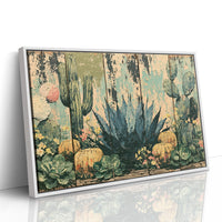 Rustic Cactus Garden Panels
