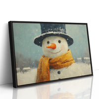 Frosty Wears His Golden Scarf