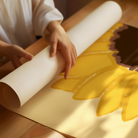 Petals Catch The Morning Gold