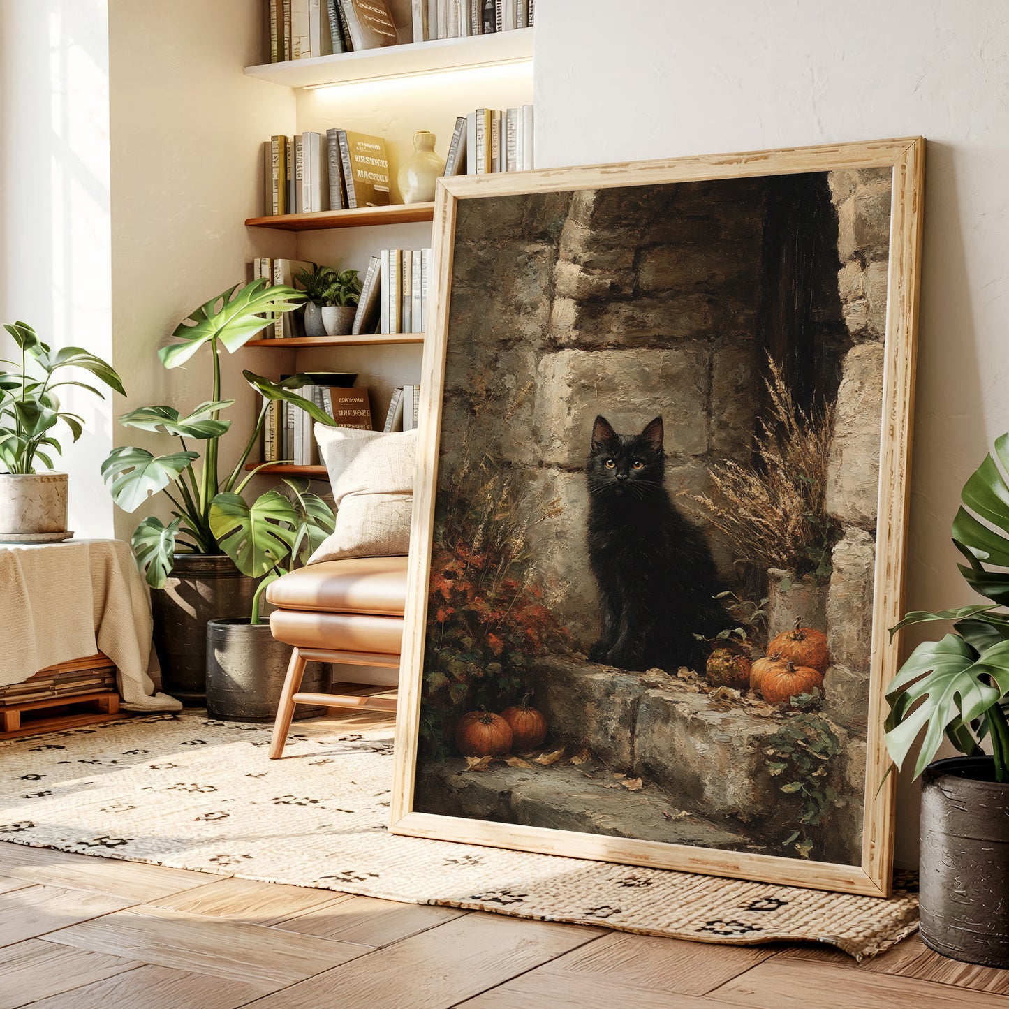 A Watchful Presence Amidst Autumn