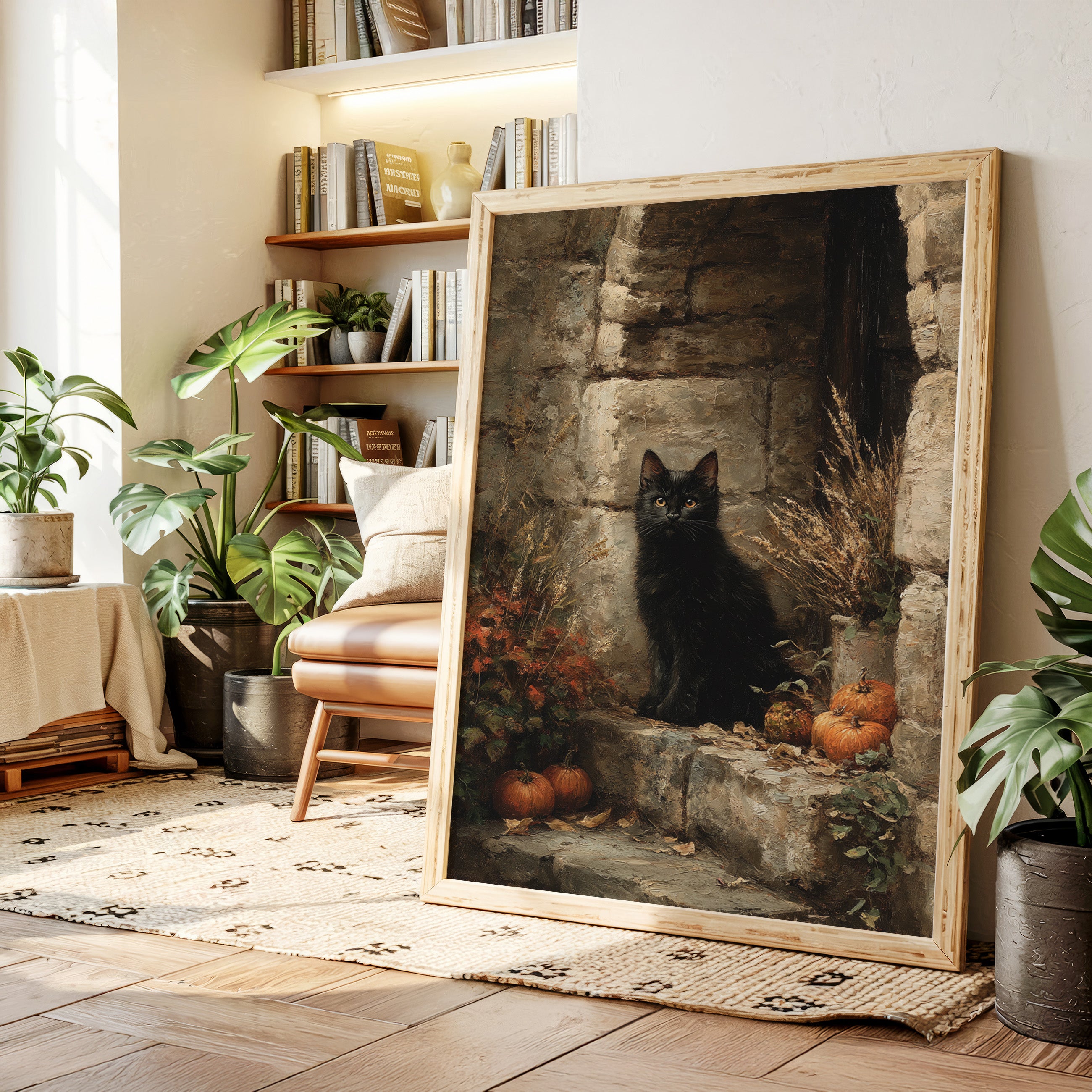 A Watchful Presence Amidst Autumn