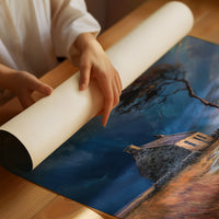 Storm Bends The Coastal Oak