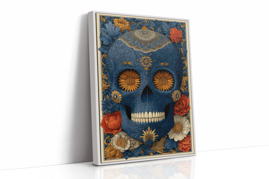 Floral Reverie Beneath Bone