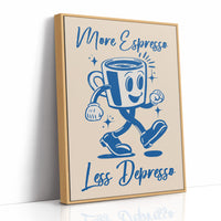More Espresso Less Depresso Coffee Humor
