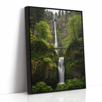 Majestic Waterfall Amidst Lush Greenery
