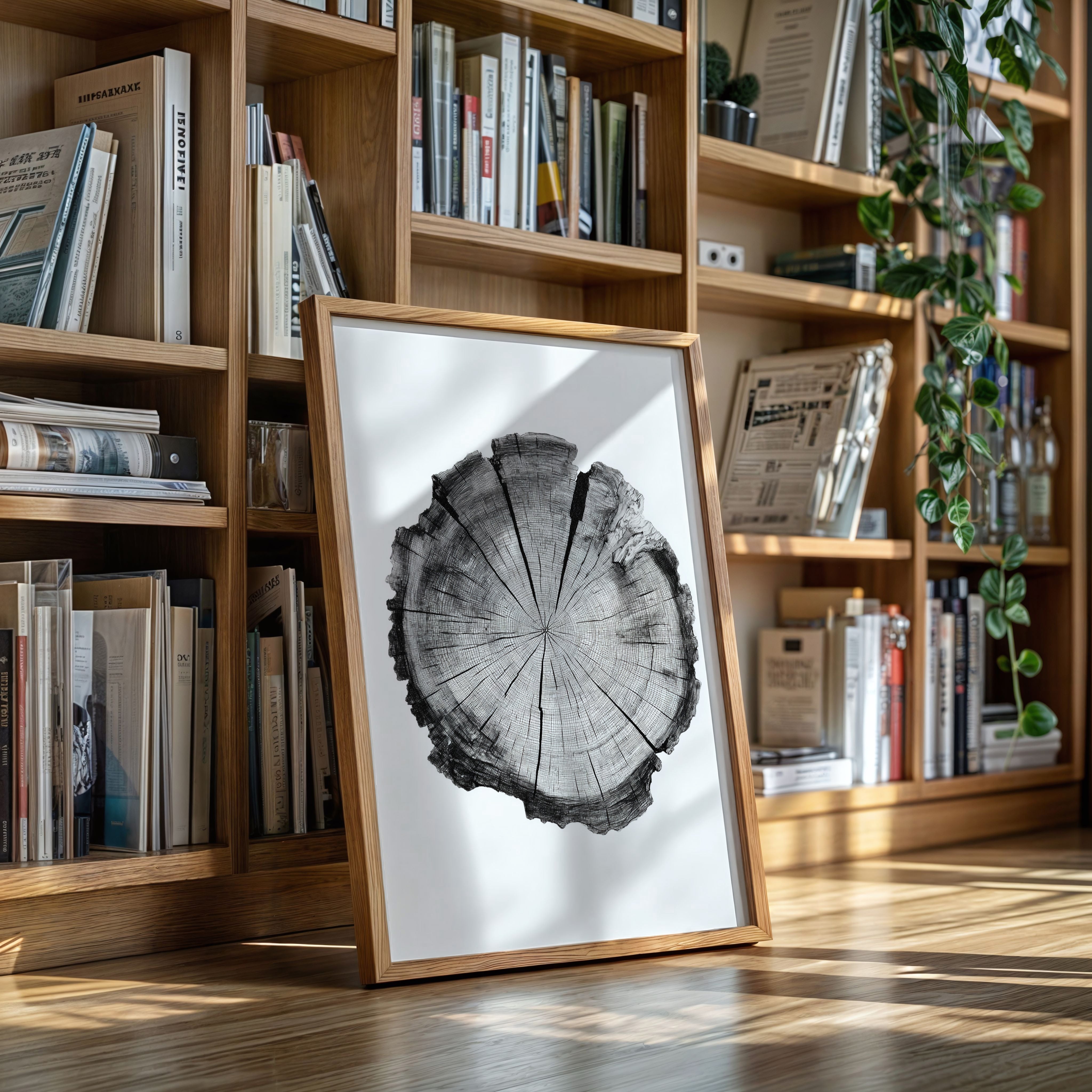 Textured Tree Ring Study