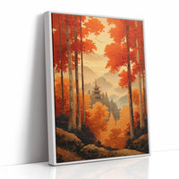 Maple Forest Guards Ancient Temple