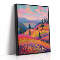 Fields Ablaze With Color