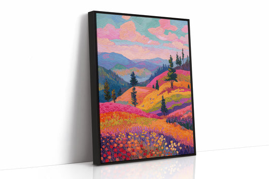 Fields Ablaze With Color