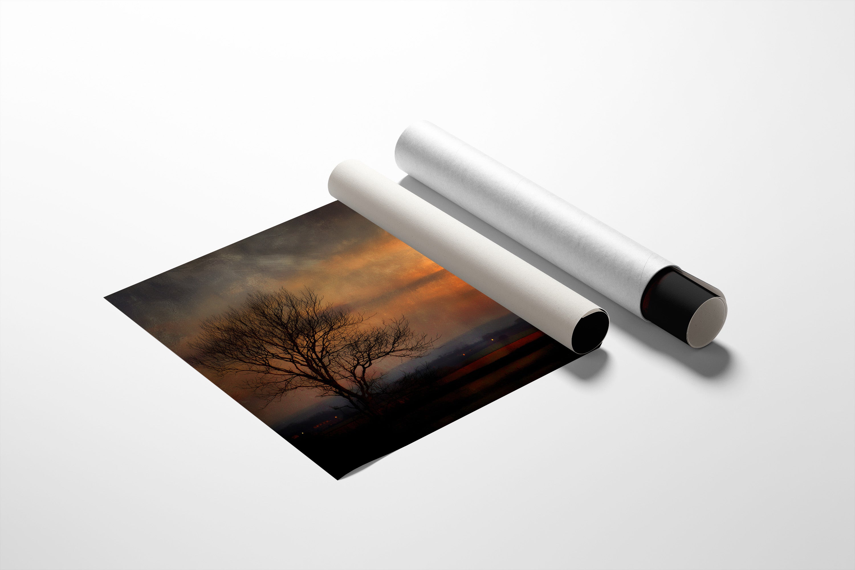 Lone Tree Awaits Amber Dawn