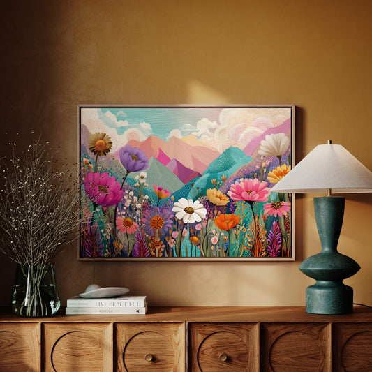 Mountain Meadows Bloom In Candy Colors