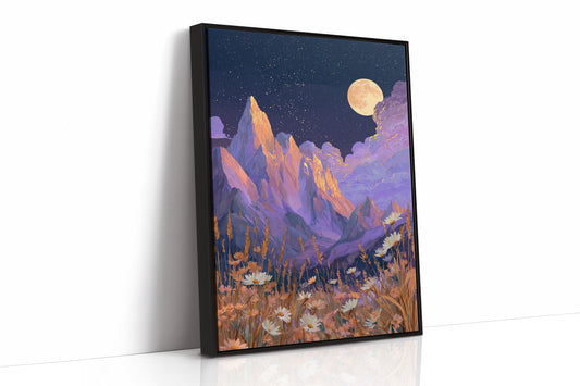 Moonlit Peaks and Meadow Serenades
