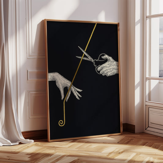 Severance Line in Gold and Ink