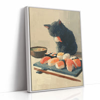 Black Cat's Sushi Adventure Begins