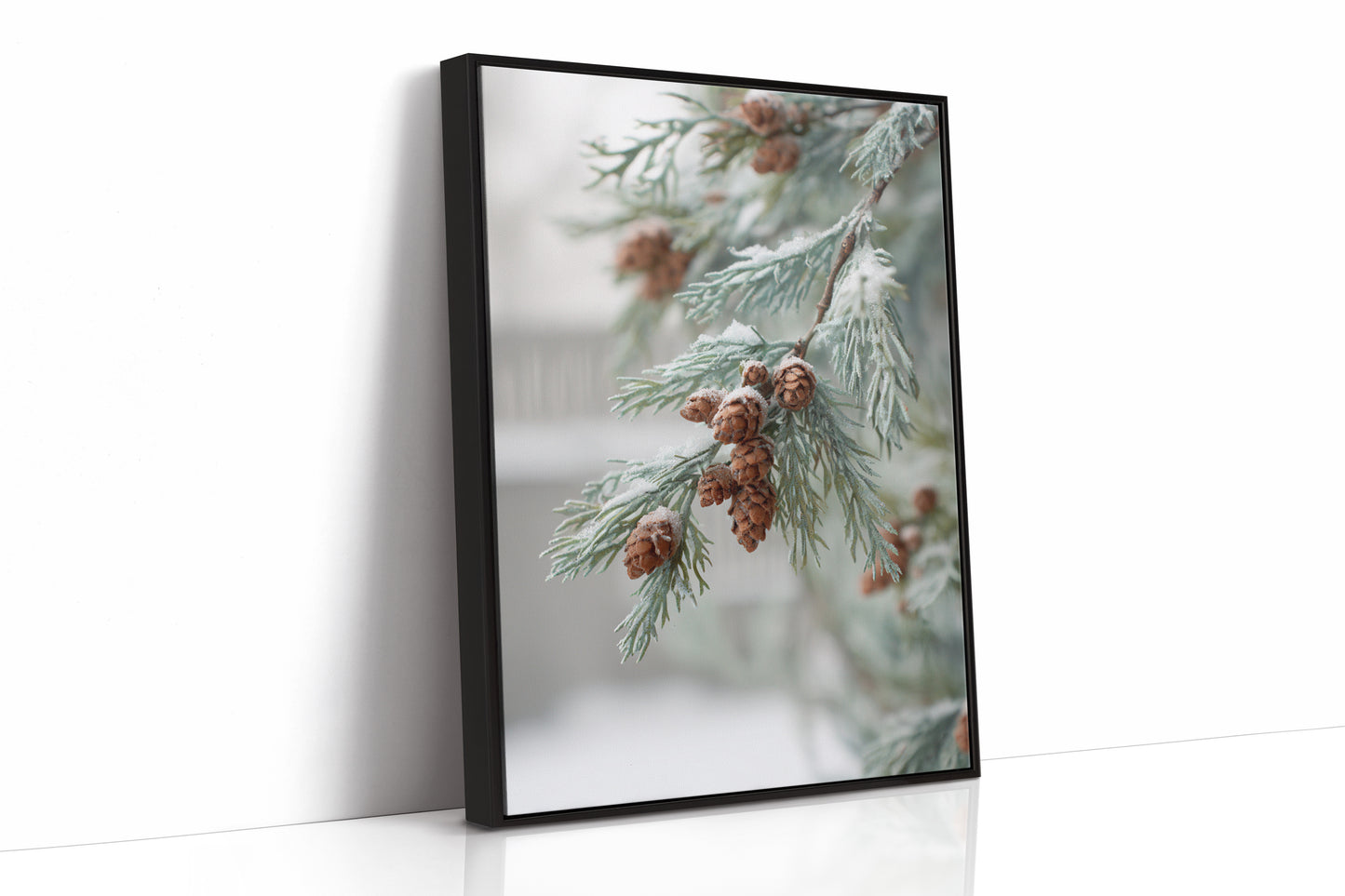 Frosted Pines Hold Their Secrets