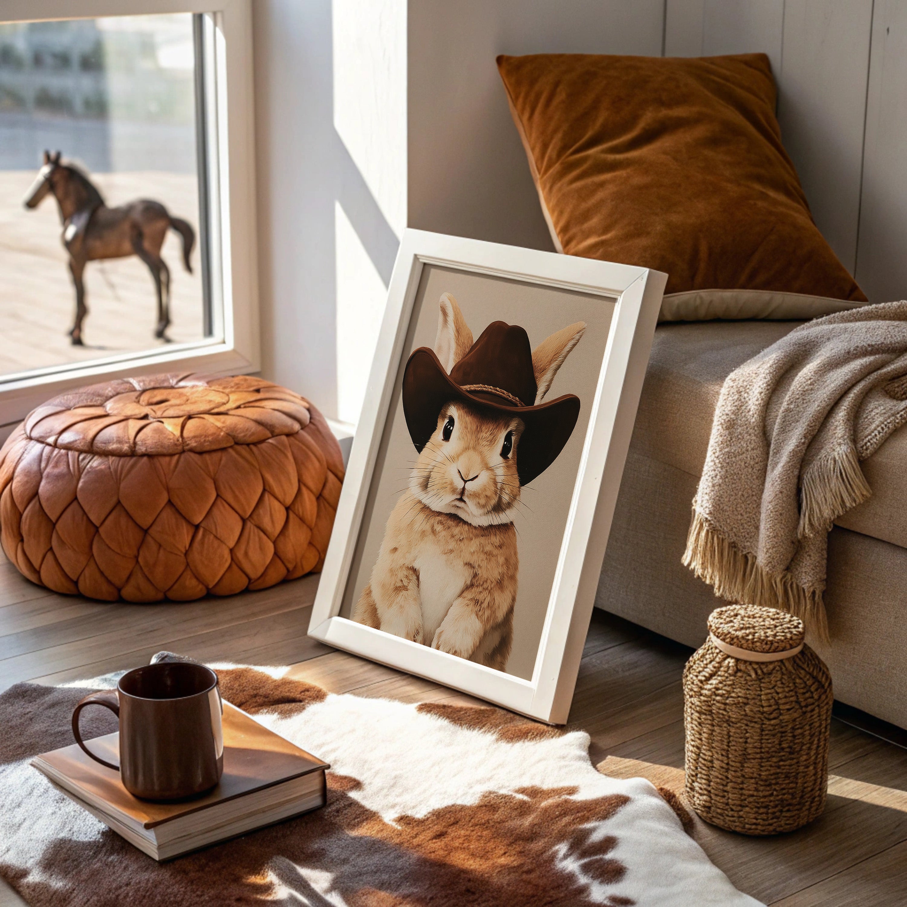 Ranch Hand Bunny Takes The Lead