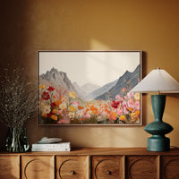 Alpine Meadows Bloom In Coral