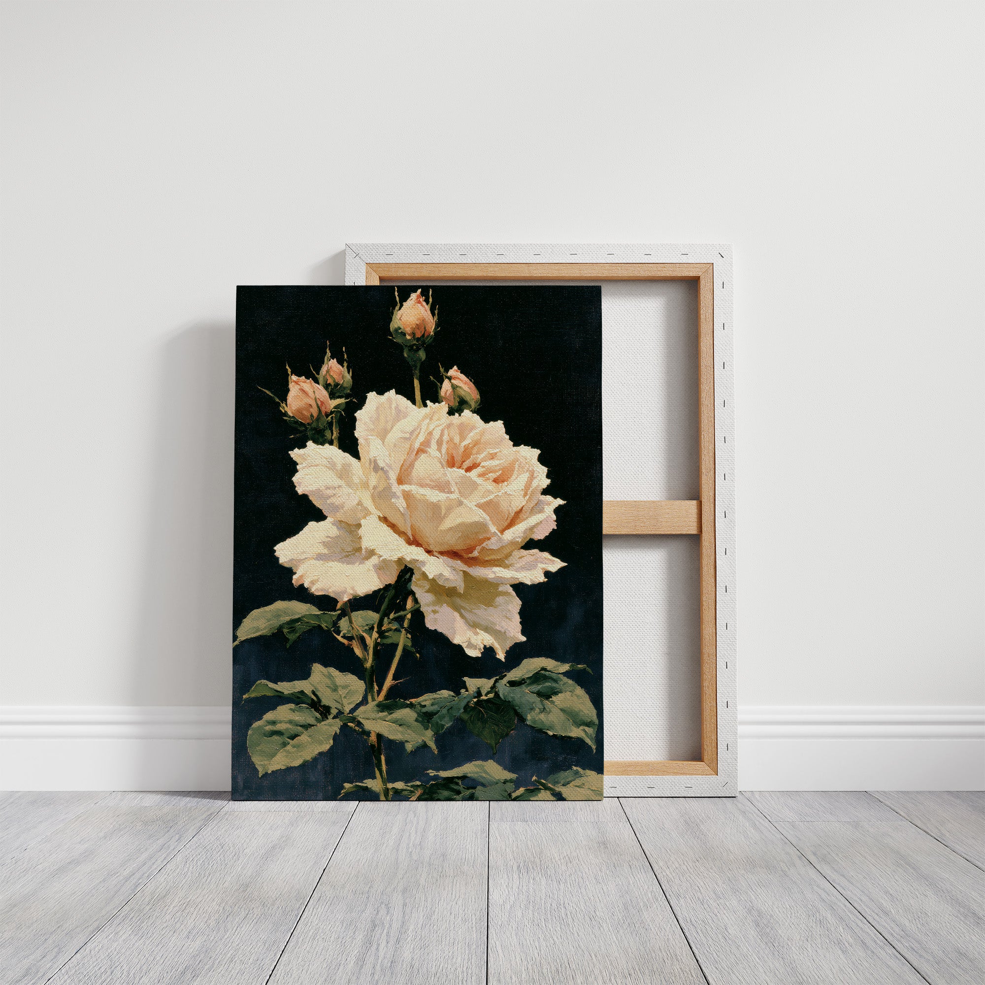 Peach Rose in Midnight