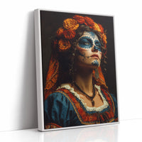 Elegance in Sugar Skull Makeup