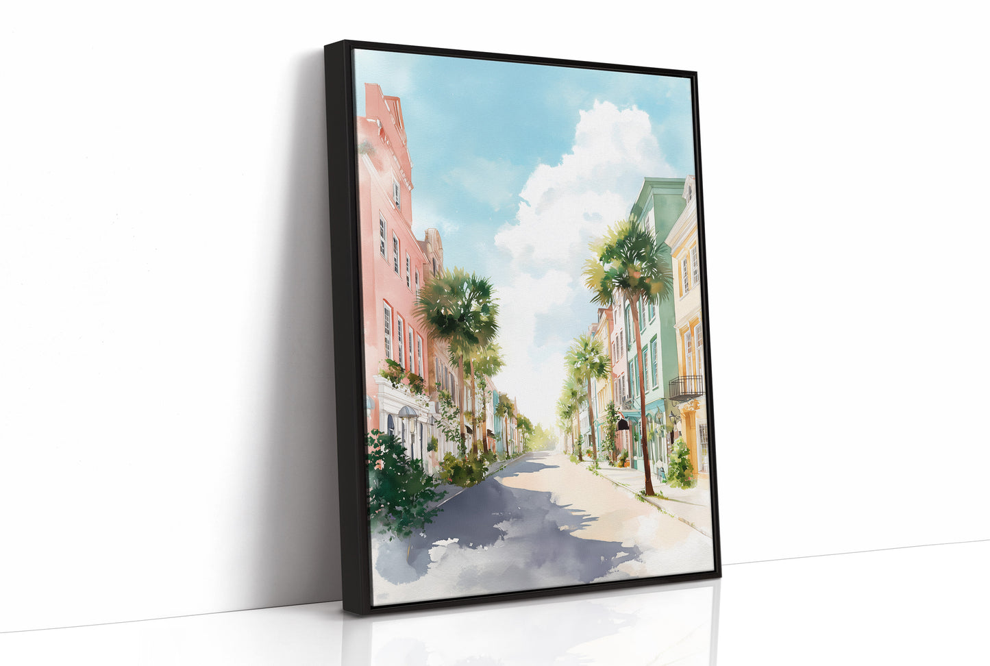 A Sunlit Street of Postcards