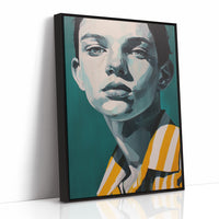Teal Gaze in Gold