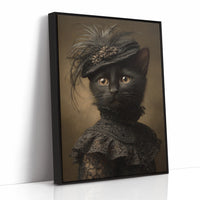 Regal Feline in Victorian Attire