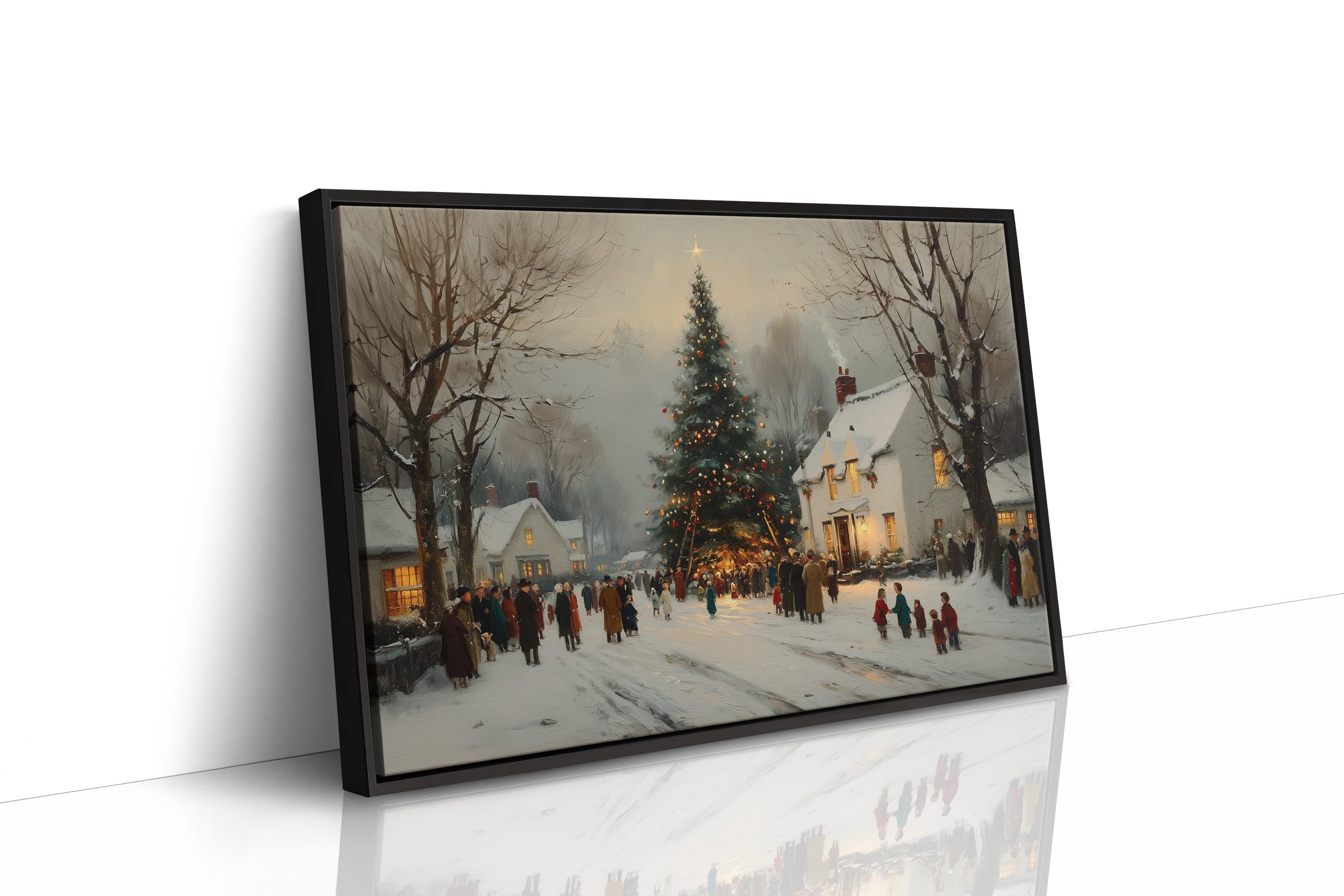 Village Square Glows With Winter Magic