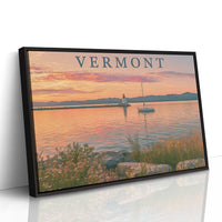 Vermont Lakeside Sunset Sail