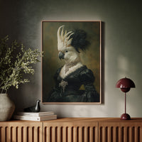 Elegant Feathers Worn Like a Crown