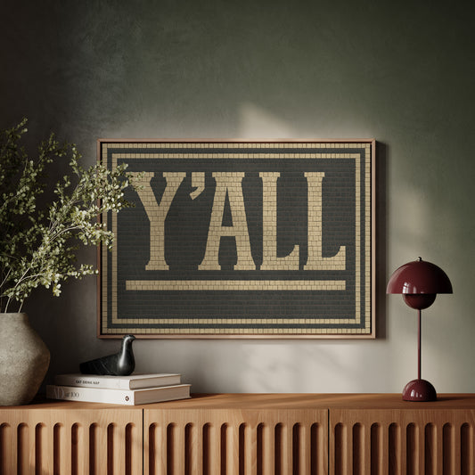 Y’ALL Mosaic Wall Art