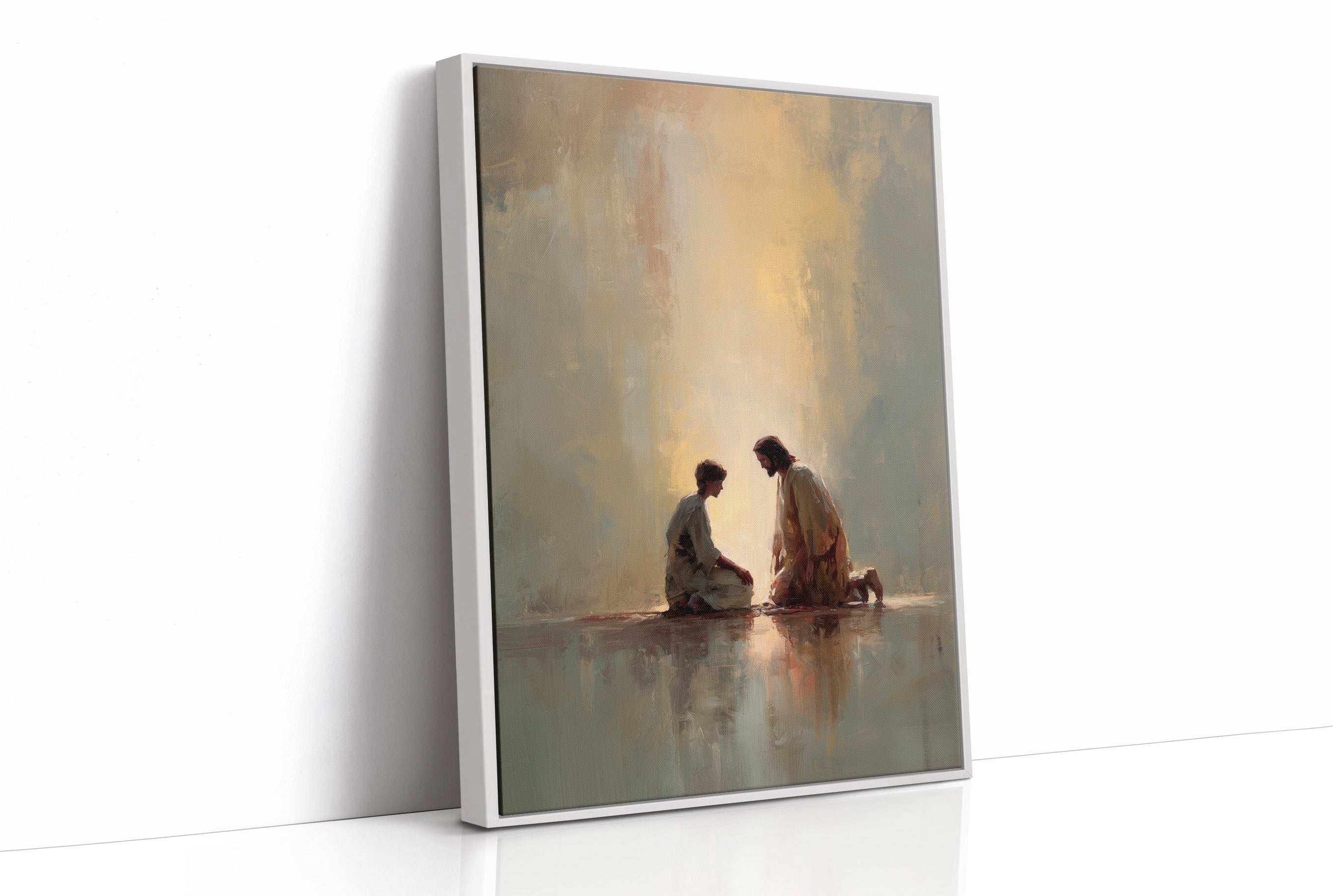 Divine Light Illuminates Sacred Moment