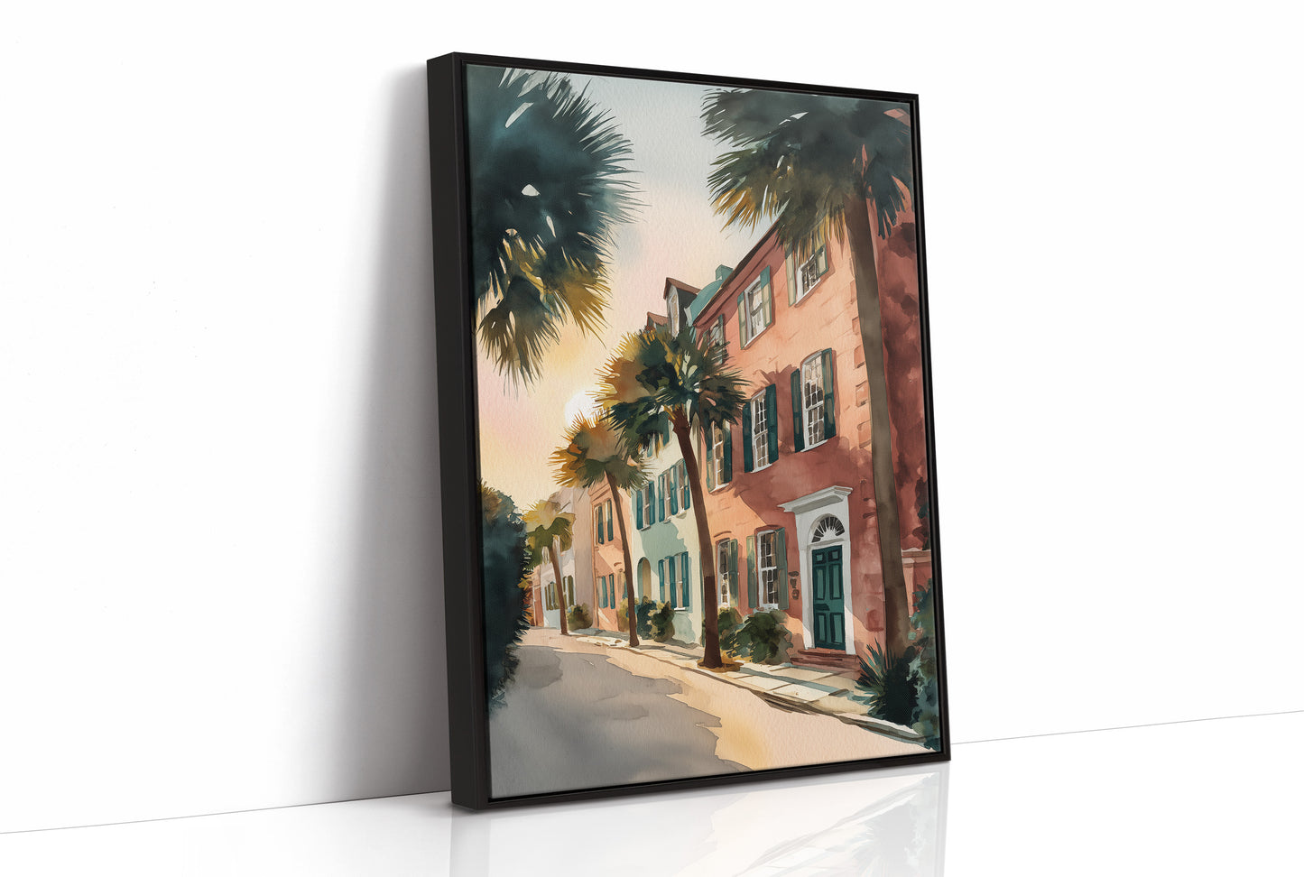 Golden Hour on Terracotta Row