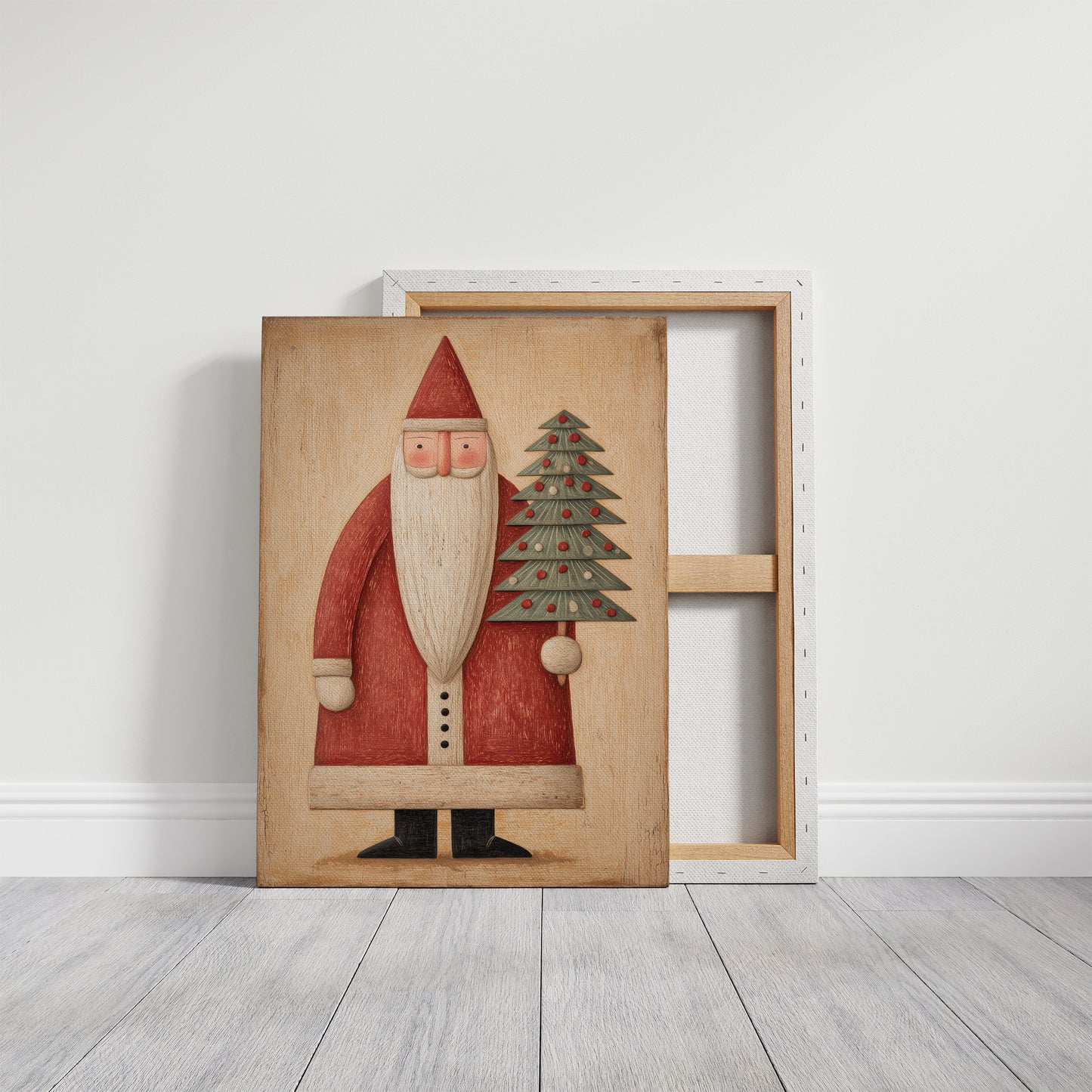 Whimsical Santa of Yuletide Traditions